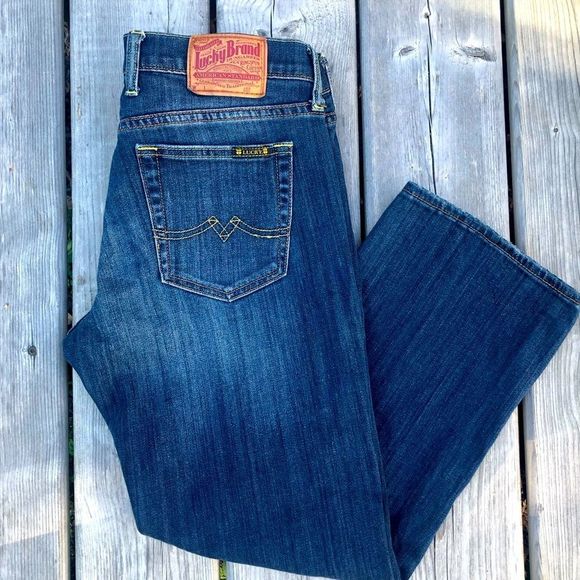 Lucky Brand Crop Jeans, Mid Rise, Size 8 - Picture 1 of 12